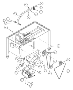 Section 02 Diagram and Parts List for HP30 168084 MK Diamond Tile Saw